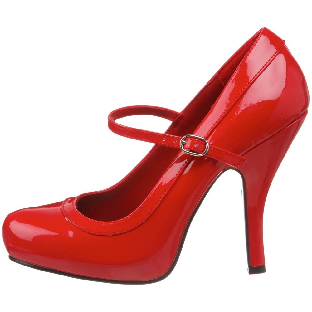 Sexy red patent Funtasma/pleaser heels! 🔥👠🔥